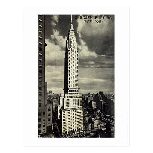 Postkarte, Chrysler-Gebäude, New York City
