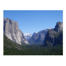 Postkarte fünf SehenswürdigkeitenYosemite Kaliforn