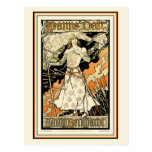 Postkarte:  Jeanne D'Arc, Sarah Bernhardt