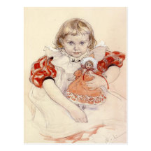 Postkarte mit Carl Larsson-Malen