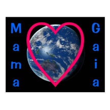 Postkarte Mutter Gaia
