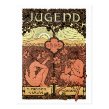 Postkarte: Rohre von Pan - Jugend Zeitschrift
