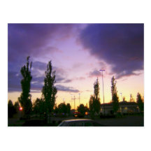 Postkarte-Sonnenuntergang
