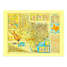 Postkarte-Vintages Dallas Artwork-22