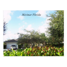 Postkarte von Mirimar Florida