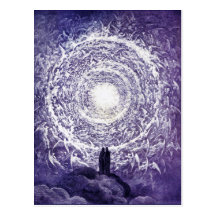 Postkarte: Weiße Rose - Gustave Doré