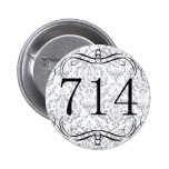 Postleitzahl 714 anstecknadelbuttons