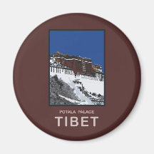Potala-Palast Lhasa Tibet Kühlschrankmagnet