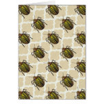 Potato Beetle Pattern Art Greeting Cards