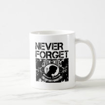 POW MIA Never Forget Coffee Mug