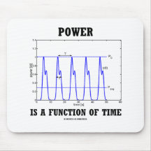 Power ist eine Funktion der Zeit (Physik) Mauspads