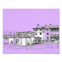 Prächtiges Gebäude Vizcaya Kunstphotos