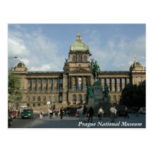 Prag-Nationalmuseum-Postkarte