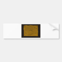 Prägeartige tiefe GoldRose Auto Sticker