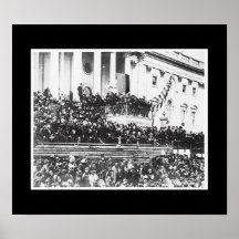 Präsident Abraham Lincoln 2. Eröffnungs Posterdrucke
