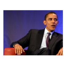 Präsident Barack Obama Postkarte