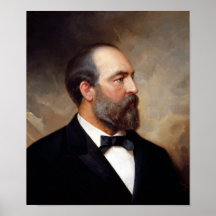 Präsident James Garfield Plakatdruck