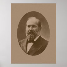 Präsident James Garfield Posterdrucke