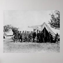 Präsident Lincoln Visiting das Schlachtfeld Plakatdrucke