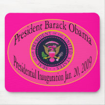 Präsident Obama Commemorative Inauguration Mauspad