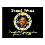 Präsident Obama Inauguration Commemorative Postkarte