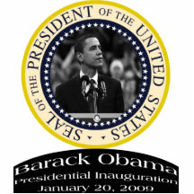 Präsident Obama Inauguration Keepsake Acryl Ausschnitt