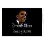 Präsident Obama Inauguration Keepsakes Blank Karten