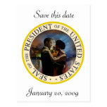 Präsident Obama Inauguration Keepsakes Postkarte