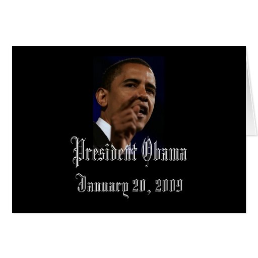 Präsident Obama Keepsake Grußkarten