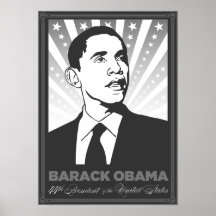 Präsident Obama Poster - besonders angefertigt