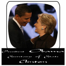 Präsident Obama Sec. von den Staaten Clinton Foto Figuren