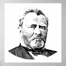 Präsident Ulysses S. Grant Posterdrucke