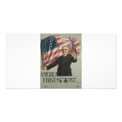 Präsidentenkampagne 1920 individuelle foto karte