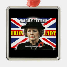 Premierminister Margaret Thatchers Weihnachtsbaum Ornamente