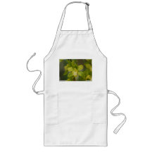 Pretty Green Orchids Aprons