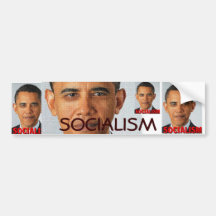 Prez Obama Sozialismus Autoaufkleber