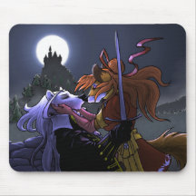 Priam u. Ingwer - der Ritter Mousepad