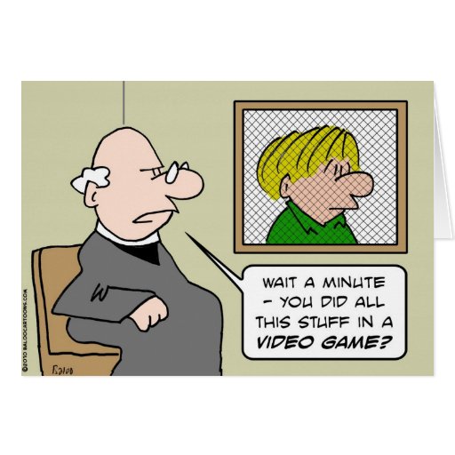 Priesterbeichtstuhl-Videospiele Grußkarten