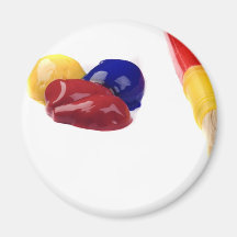 Primärfarben Kühlschrankmagnete