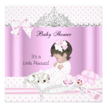 Princess Baby Shower Girl Puppy Dog Tiara einladungen