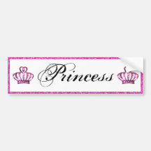"Prinzessin" Autoaufkleber