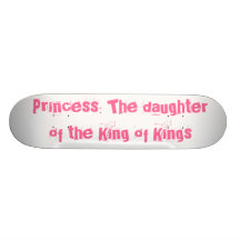 Prinzessin: Die Tochter des Königs von Königen Bedruckte Skateboarddecks