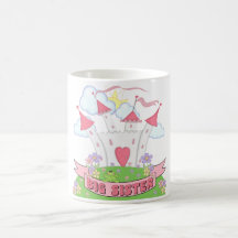 PRINZESSIN GROSSE SCHWESTER KAFFEETASSE