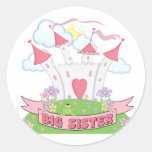PRINZESSIN GROSSE SCHWESTER RUNDER AUFKLEBER