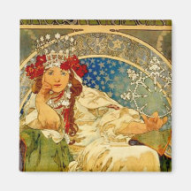 Prinzessin Hyacinth durch Mucha Magnete