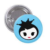 Prinzessin im Blau Anstecknadel