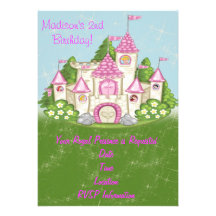 Prinzessin Invitation Personalisierte Einladungskarte