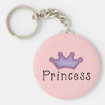 Prinzessin keychain mit niedlicher Krone Schlüsselbänder