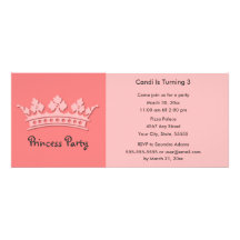 Prinzessin Party Einladung