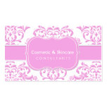 Prinzessin Pink Floral Damask Visitenkarten Vorlagen
